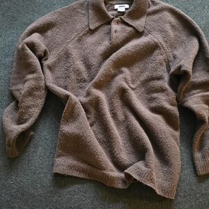 Brown Men's Sweater Shirt